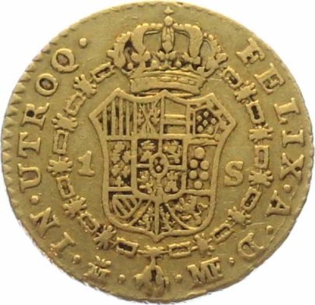 Spanien 1 Escudo 1792 - Carlos IV